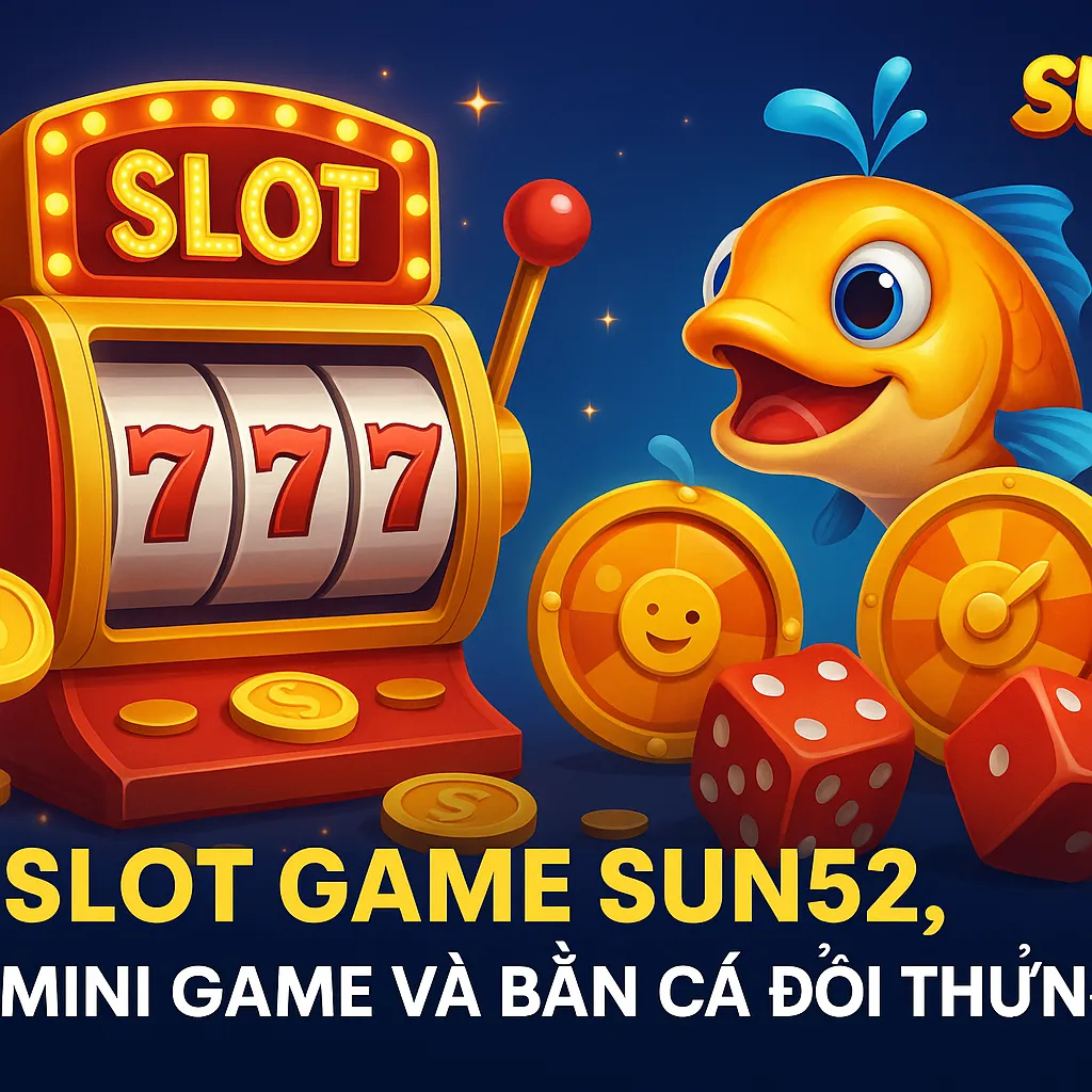 Hình ảnh Slot Game Sun52 Mini Game Va Ban Ca Doi Thuong trong bài viết Sun52. Sun52 - Hình ảnh minh họa về trên Sun52.